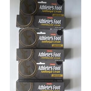 Natureplex Athlete's Foot Antifungal Cream Compare to Lotrimin 1.25oz Lot of 3.